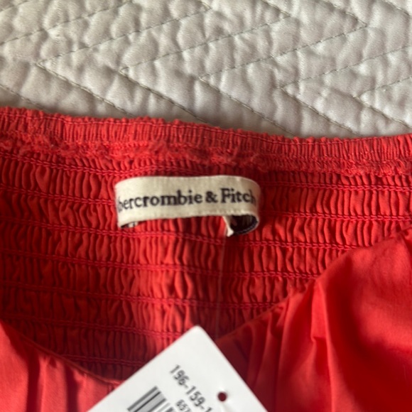 NWT Abercrombie & Fitch XXL Vibrant Coral Dress - Picture 3 of 5